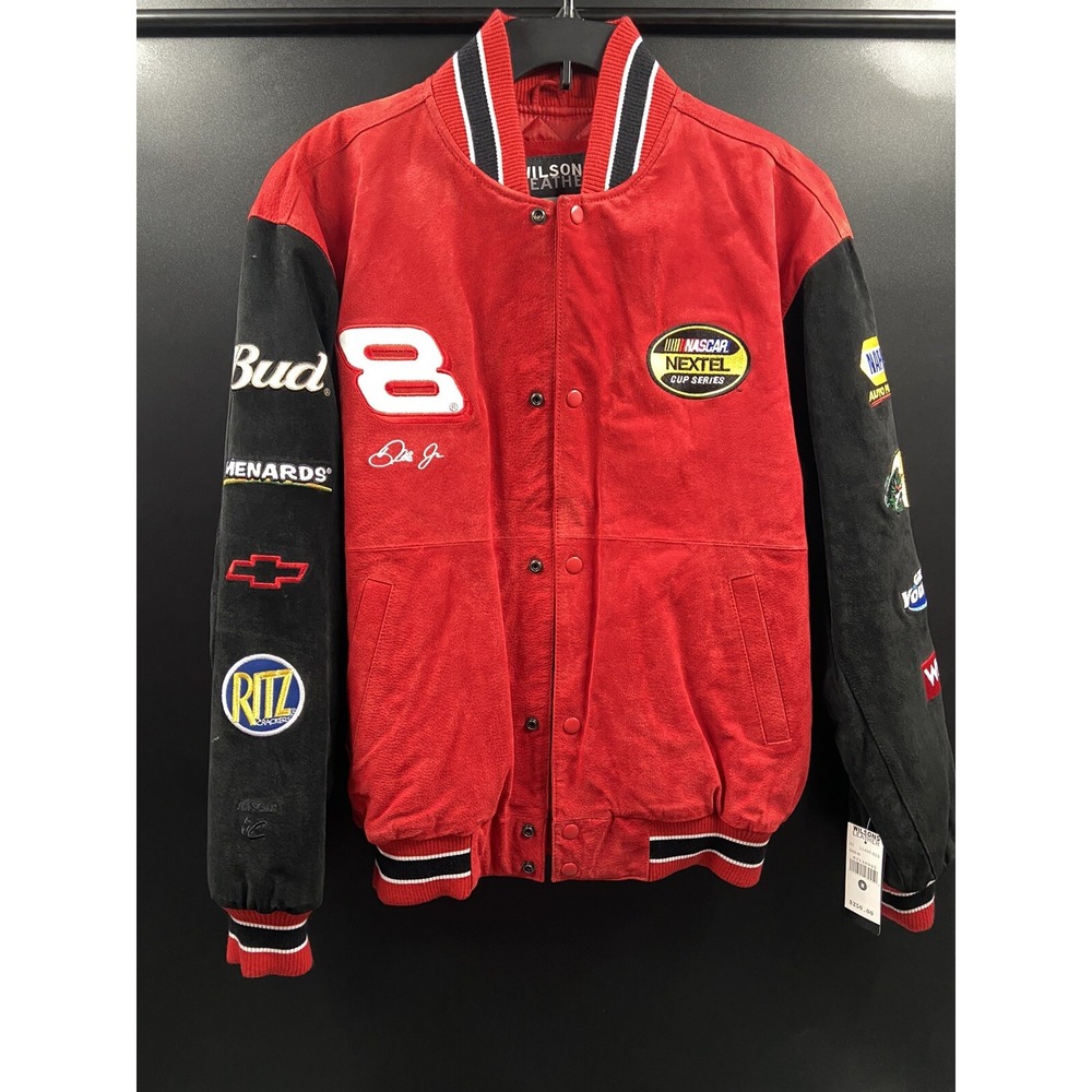 NASCAR Chase Authentic Dale Earnhardt Jr. Racing Jacket Size M Wilson Leather